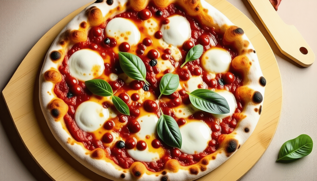 descubra a pizza, um ícone napolitano tradicional, com sua massa fina e ingredientes autênticos que conquistam paladares ao redor do mundo.